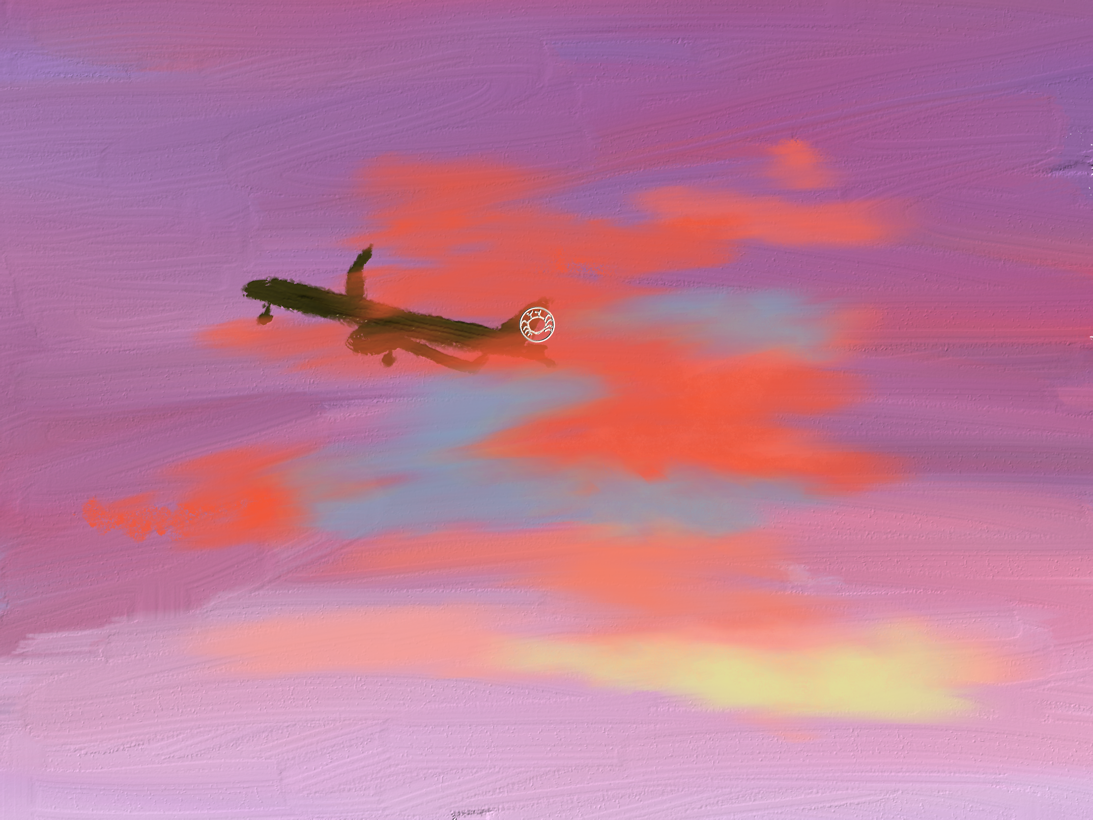 Flying to the moon